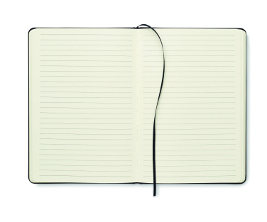 Logo trade promotional merchandise picture of: A5 RPET notebook with pen