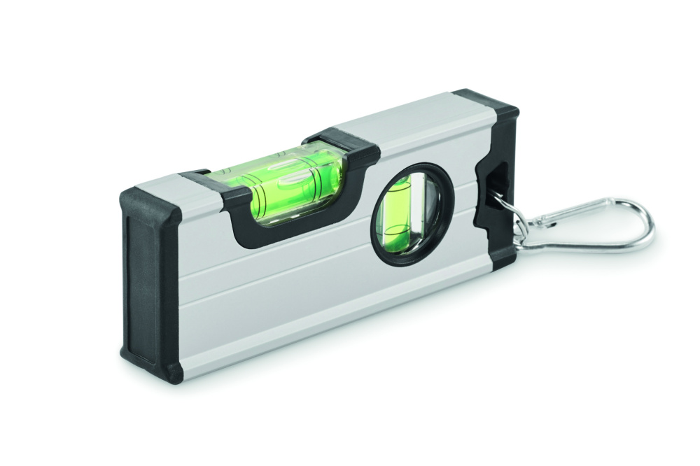 Logo trade promotional product photo of: Mini magnetic aluminium level