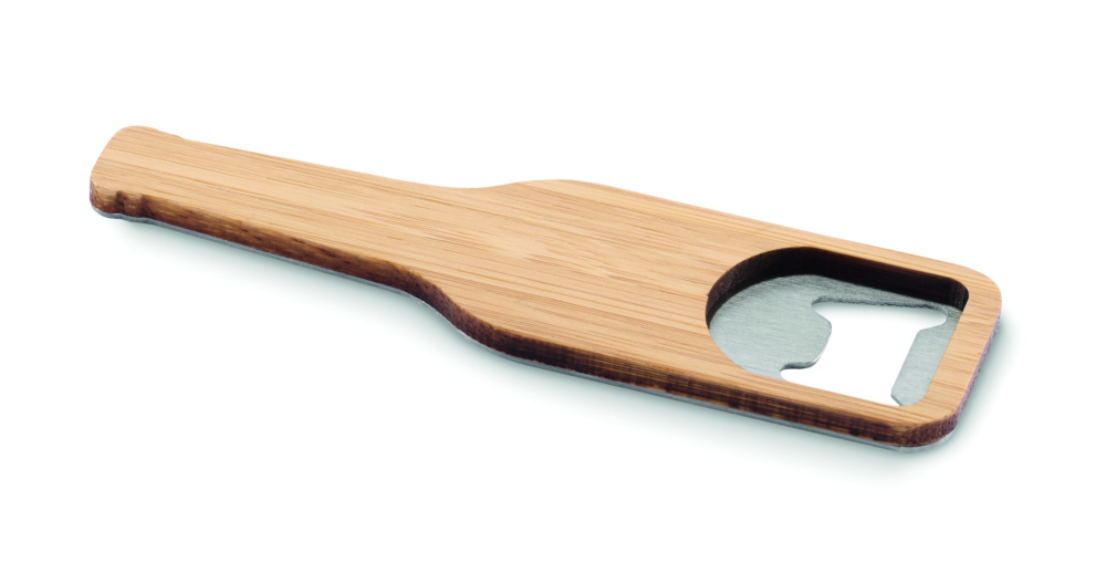 Logotrade promotional item image of: Bamboo bottle opener