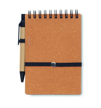 Logotrade corporate gift picture of: Recycled notebook with ball pen