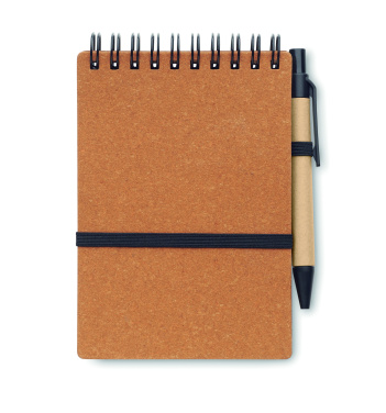 Logotrade promotional item image of: Recycled notebook with ball pen