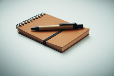 Logotrade promotional merchandise image of: Recycled notebook with ball pen