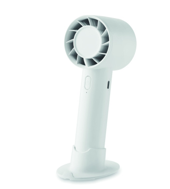 Logo trade corporate gifts picture of: Small portable fan 2000 mAh