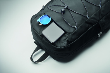 Logo trade advertising product photo of: 600D RPET polyester backpack