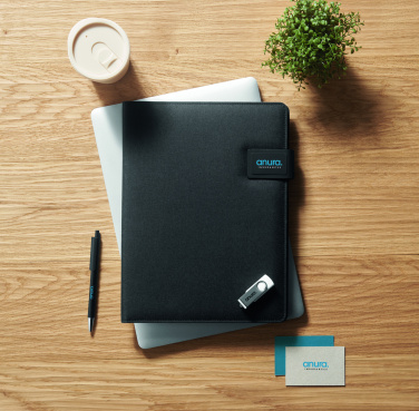 Logotrade promotional merchandise picture of: A4 folder and wireless charger