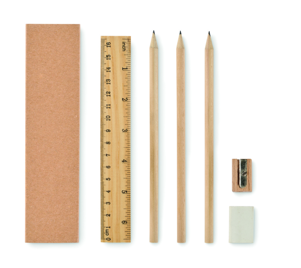 Logo trade corporate gift photo of: Paper box stationery set