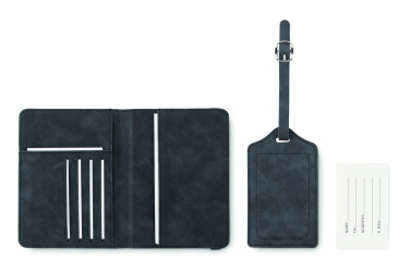 Logotrade promotional merchandise picture of: Passport and luggage tag set