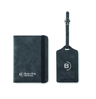 Logotrade promotional item picture of: Passport and luggage tag set