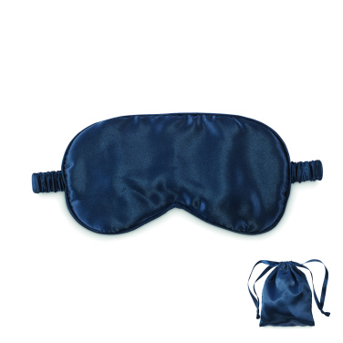 Logo trade advertising products picture of: Soft polyester eye mask