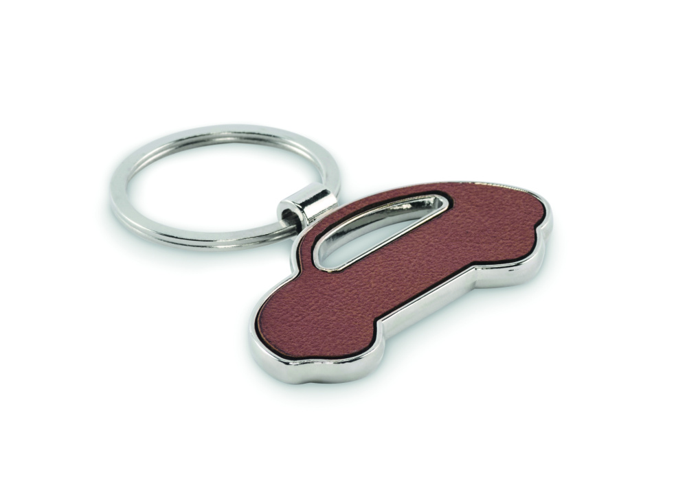 Logo trade promotional giveaways picture of: Car shaped key ring