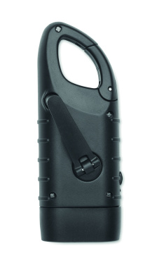Logo trade promotional products picture of: Solar torch with dynamo crank