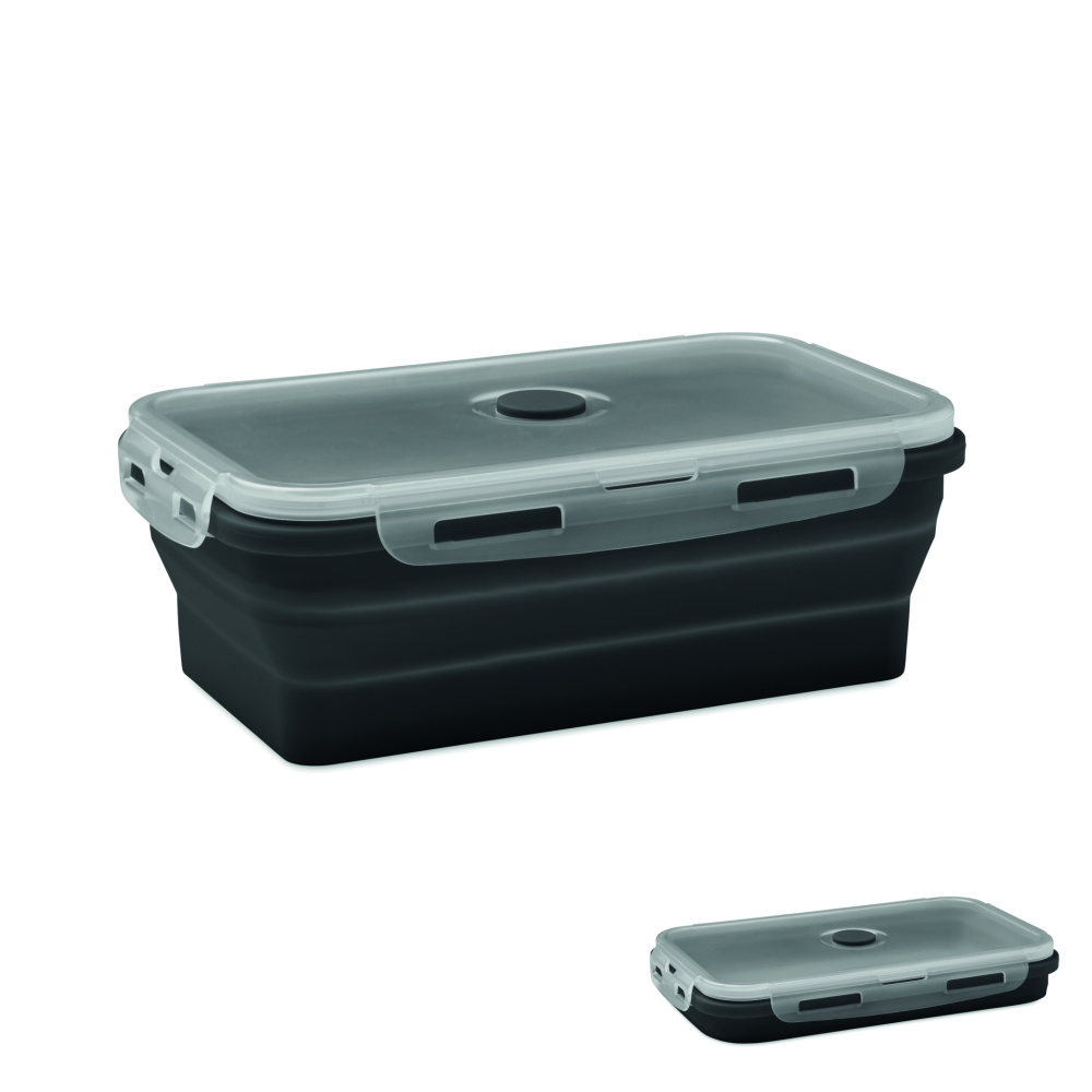 Logo trade corporate gifts picture of: Collapsible silicone lunch box