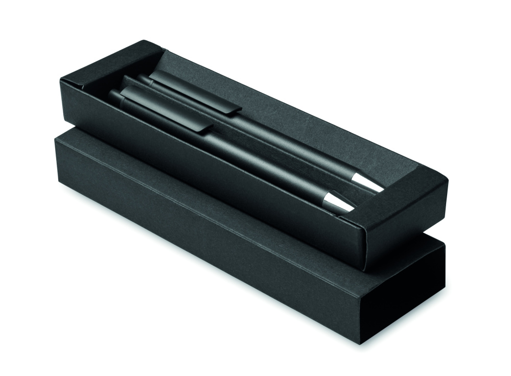 Logo trade advertising product photo of: Recycled aluminium pen set