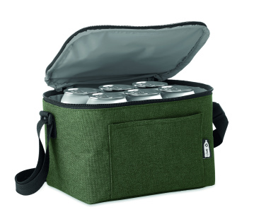 Logo trade promotional products image of: 600D RPET Cooler bag for cans