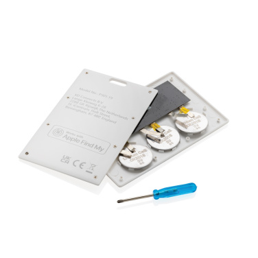 Logo trade promotional gift photo of: Findcard RCS recycled plastic item finder card
