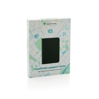 Logotrade promotional item image of: Trackmate RCS rpolyester passport holder worldwide locating