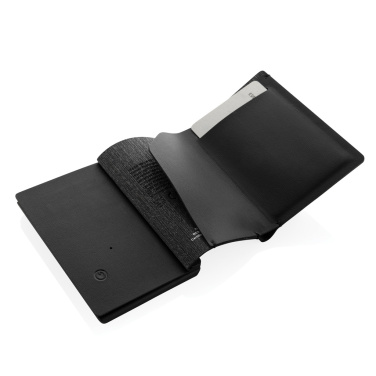 Logo trade business gifts image of: Seekcard RCS rpolyester card wallet with worldwide locating