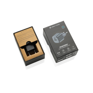 Logotrade business gifts photo of: Urban Vitamin Monterey RCS recycled plastic 20W GAN charger
