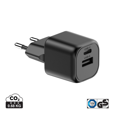 Logotrade promotional merchandise picture of: Urban Vitamin Monterey RCS recycled plastic 20W GAN charger
