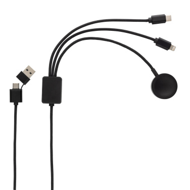 Logo trade promotional items image of: Terra RCS rPET 6-in-1 charging cable with watch charger