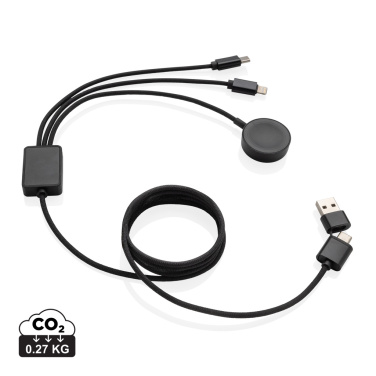 Logotrade business gifts photo of: Terra RCS rPET 6-in-1 charging cable with watch charger