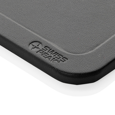 Logotrade promotional giveaways photo of: Swiss Peak 3 in 1 RCS recycled PU wireless charger desk tray