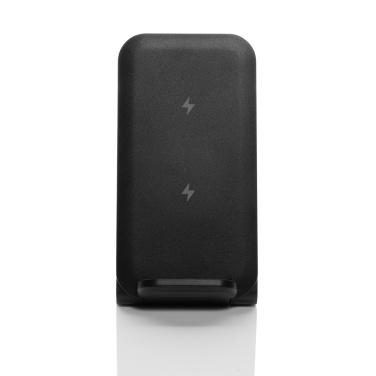 Logo trade promotional gift photo of: Powerpal 3 in 1 RCS recycled plastic 15W charger
