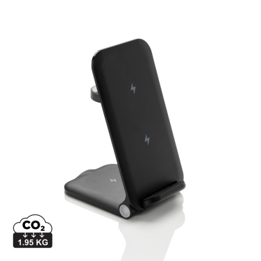 Logotrade business gift image of: Powerpal 3 in 1 RCS recycled plastic 15W charger
