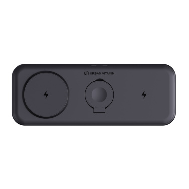Logo trade promotional gift photo of: Urban Vitamin Torrance 3 in 1 magnetic 15W charger