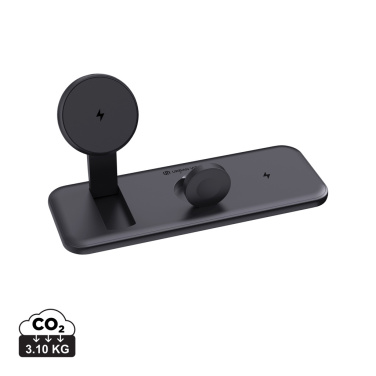 Logo trade promotional giveaways image of: Urban Vitamin Torrance 3 in 1 magnetic 15W charger