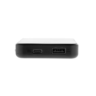 Logo trade promotional giveaways picture of: Boostcore RCS recycled plastic powerbank 5.000mAh with USB C
