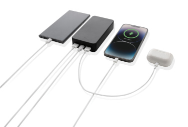 Logo trade promotional products picture of: Boostcore RCS recycled plastic powerbank 20.000mAh USB C