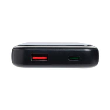 Logo trade promotional gifts image of: Turbopack RCS rplastic powerbank 10.000 integrated cables