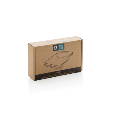 Logotrade promotional gift picture of: Orion RCS recycled aluminum 5000 mah 5W magnetic powerbank