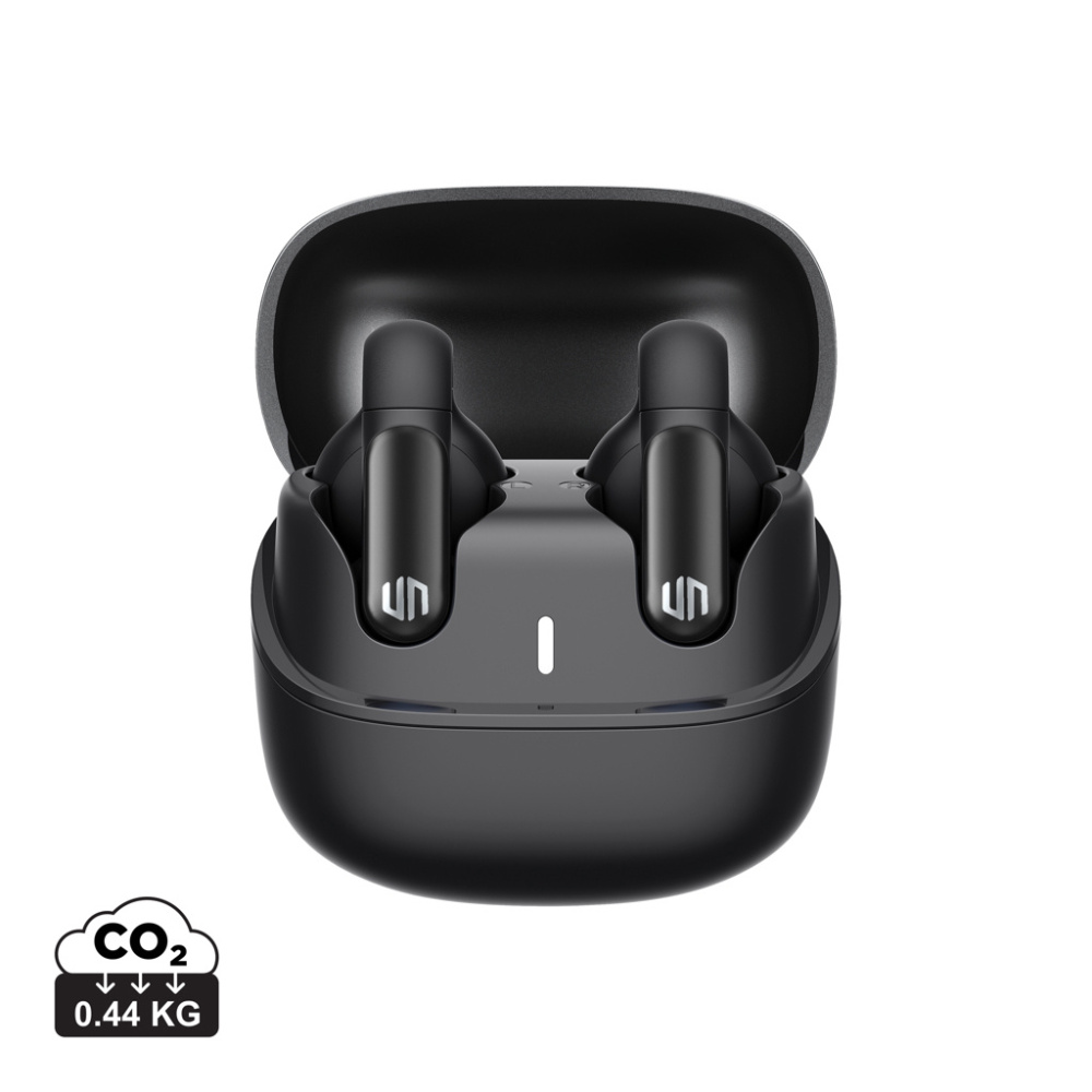 Logo trade promotional giveaways picture of: Urban Vitamin Long Beach ENC rplastic wireless earbuds