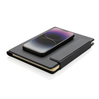 Logotrade promotional merchandise image of: Stuart RCS certified RPU magnetic A5 portfolio