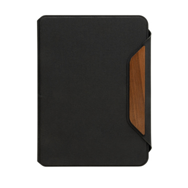 Logotrade advertising product image of: Teri AWARE™ RPET and walnut A5 portfolio
