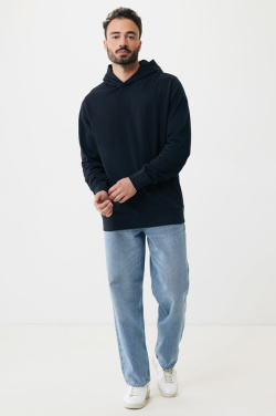 Logo trade promotional merchandise photo of: Iqoniq Yengo recycled cotton hoodie with sidepockets