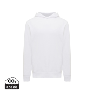 Logo trade promotional items picture of: Iqoniq Yengo recycled cotton hoodie with sidepockets