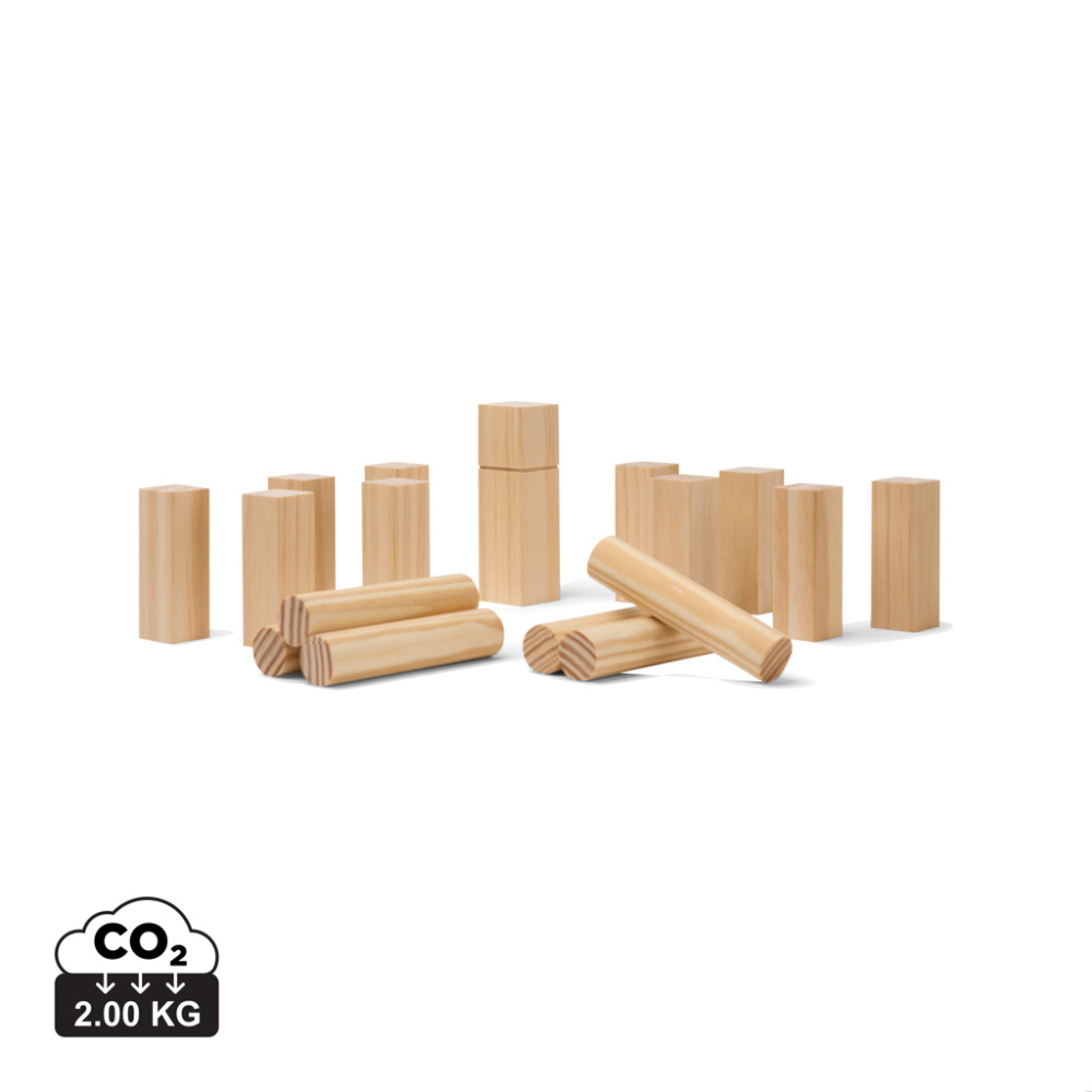 Logo trade promotional gifts image of: VINGA Kubb mini game