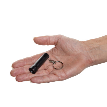 Logotrade promotional gift picture of: Flash RCS recycled aluminium keychain torch
