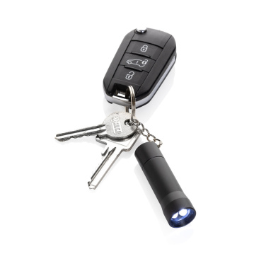 Logotrade promotional giveaway image of: Flash RCS recycled aluminium keychain torch