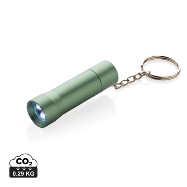 Logotrade advertising product picture of: Flash RCS recycled aluminium keychain torch