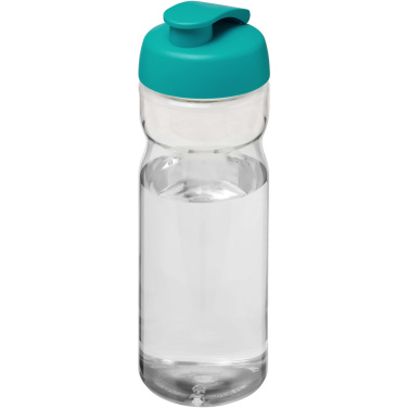 Logo trade business gift photo of: H2O Active® Eco Base 650 ml flip lid sport bottle