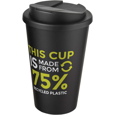 Logotrade promotional gift picture of: Americano® Eco 350 ml recycled tumbler with spill-proof lid
