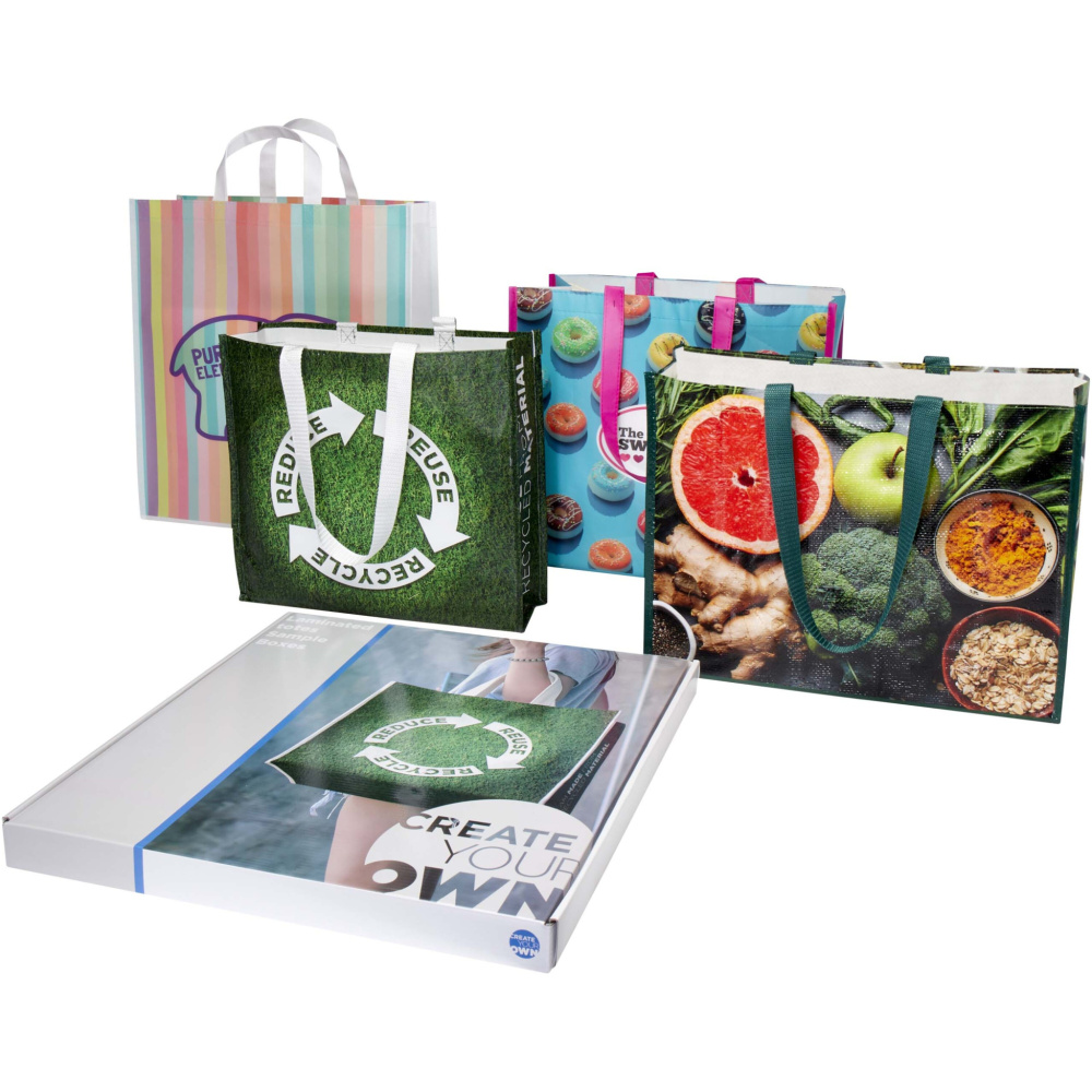 Logotrade promotional merchandise image of: Laminated totes sample box