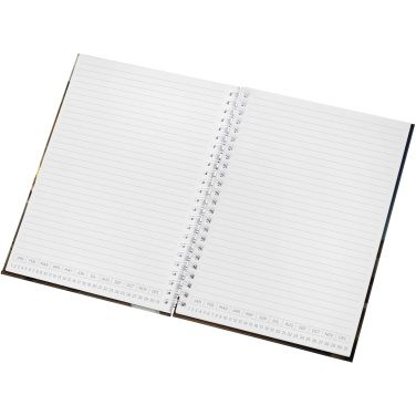 Logotrade promotional product picture of: Desk-Mate® A5 hard cover undated diary
