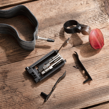 Logo trade promotional product photo of: Set of bike tools MERAPI Schwarzwolf