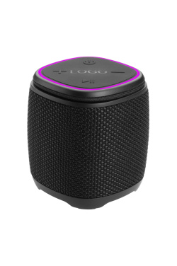 Logo trade advertising product photo of: Bluetooth speaker HERMON Schwarzwolf