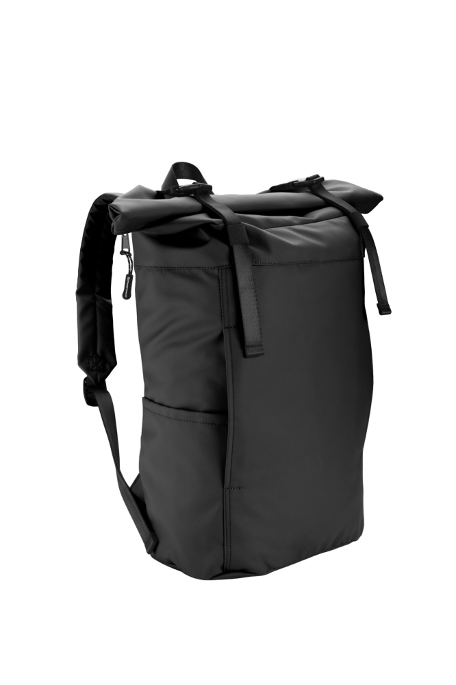 Logo trade advertising products picture of: Rolltop backpack PEKTUSAN Schwarzwolf